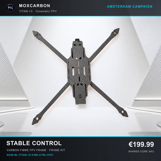 MOX MARK4 Titan GOW 13-Inch Carbon Fibre FPV Frame — Amsterdam Stable Control 0161 product image