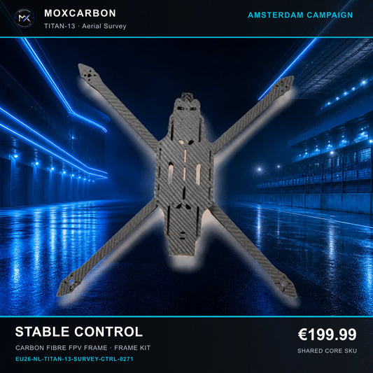 MOX MARK4 Titan GOW 13-Inch Carbon Fibre FPV Frame — Amsterdam Stable Control 0271 product image