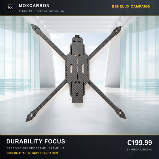 MOX MARK4 Titan GOW 13-Inch Carbon Fibre FPV Frame — Benelux Durability Focus 0425 product image