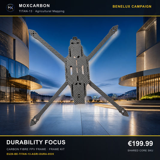 MOX MARK4 Titan GOW 13-Inch Carbon Fibre FPV Frame — Benelux Durability Focus 0535 product image