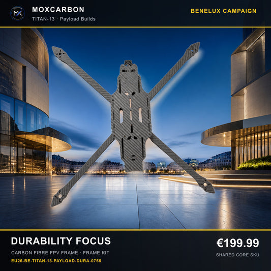 MOX MARK4 Titan GOW 13-Inch Carbon Fibre FPV Frame — Benelux Durability Focus 0755 product image