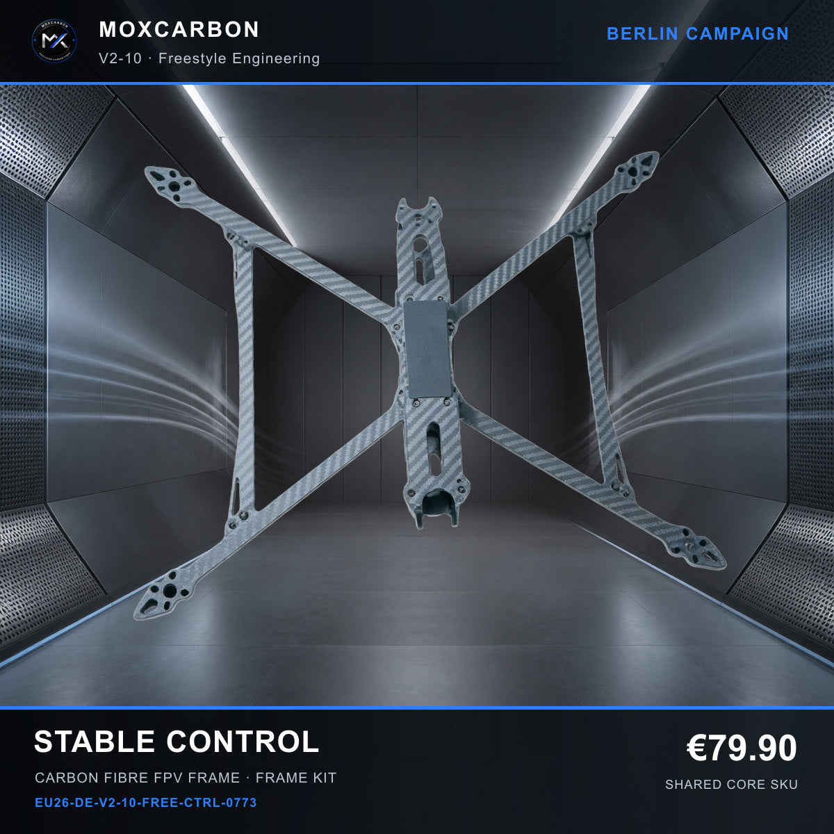 MOX MARK4 V2 10-Inch Carbon Fibre FPV Frame — Berlin Stable Control 0773 product image