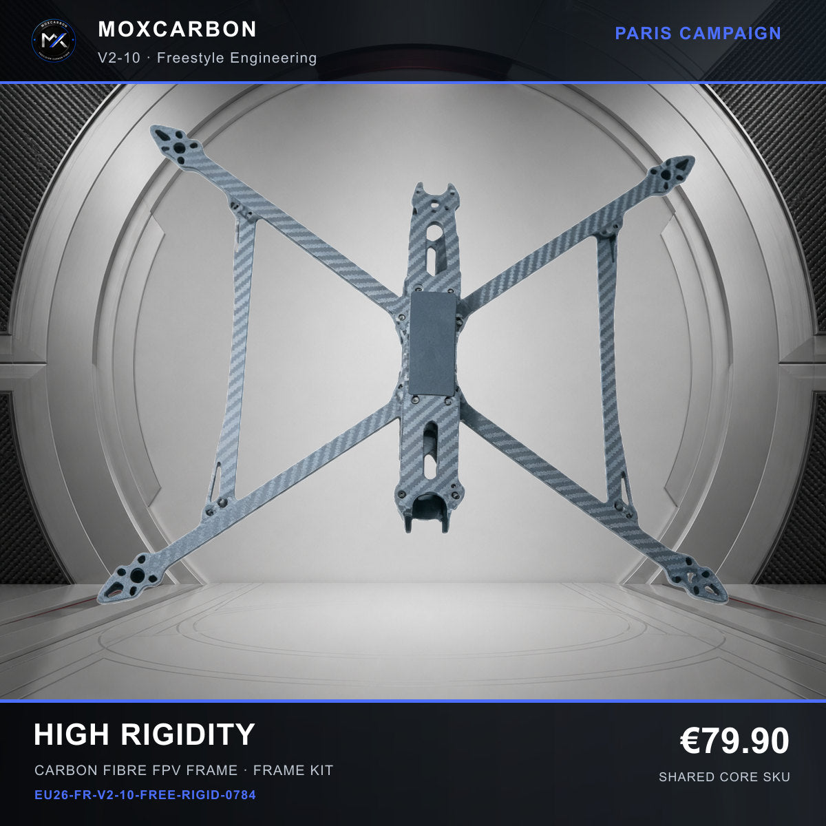MOX MARK4 V2 10-Inch Carbon Fibre FPV Frame — Paris High Rigidity 0784 product image