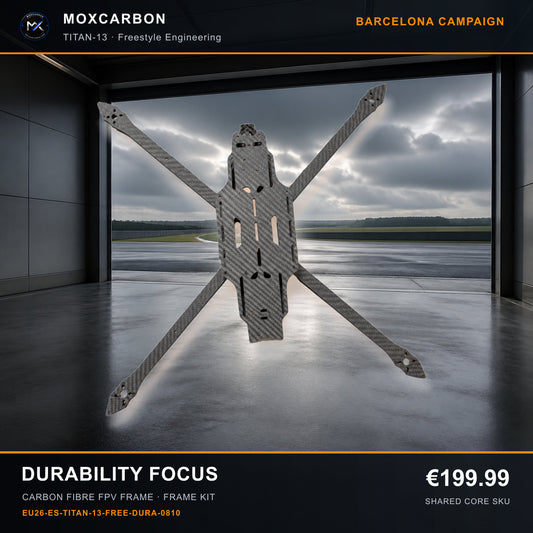 MOX MARK4 Titan GOW 13-Inch Carbon Fibre FPV Frame — Barcelona Durability Focus 0810 product image