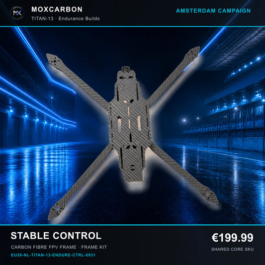 MOX MARK4 Titan GOW 13-Inch Carbon Fibre FPV Frame — Amsterdam Stable Control 0931 product image