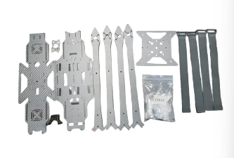 Châssis FPV en fibre de carbone MOX MARK4 Titan GOW 13-18" – Idéal pour charges lourdes